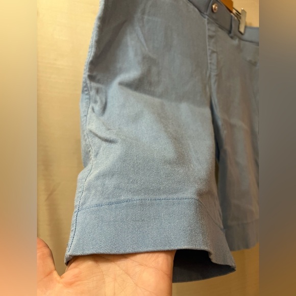 ⚫️ BOGO Thrill Light Blue Casual Shorts stretchy size 1x - Picture 3 of 7